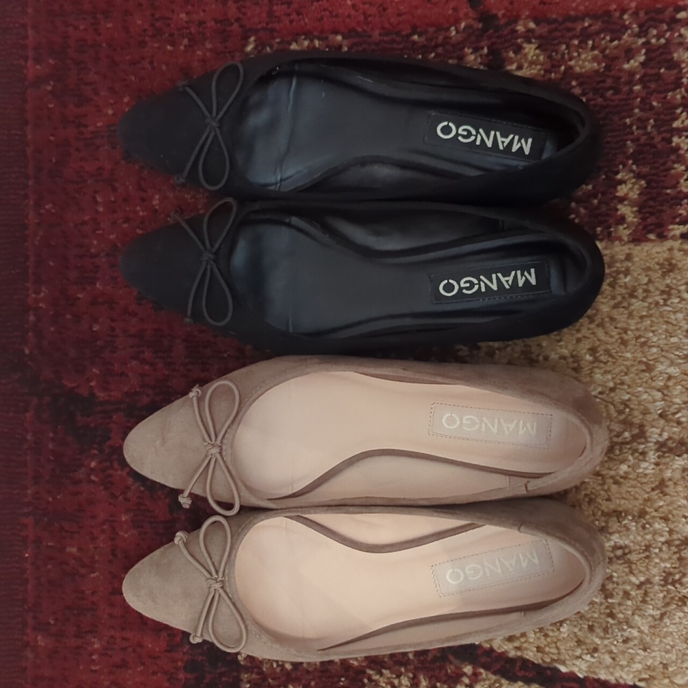 Mango Ballet Flats Size 6